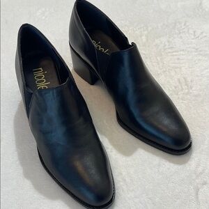 Nicole Black Ankle Boots